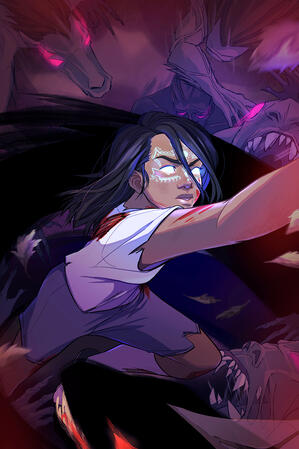 Mask of Haliya, Issue 10 Cover